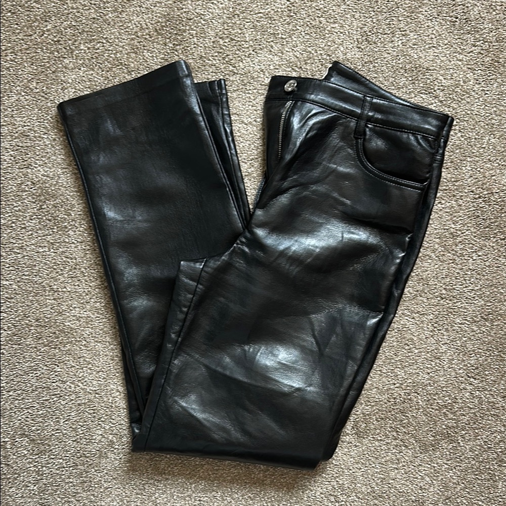 Aritzia Black Straight Leg Pants